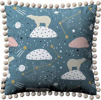 Polštář Yellow Tipi Povlak na polštář Daisy modrý 45x45 cm