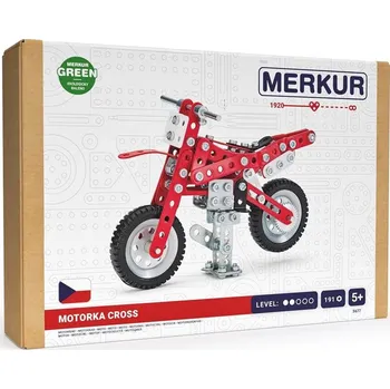 Stavebnice Merkur Merkur Motorka Cross Dirtbike, 191 dílků