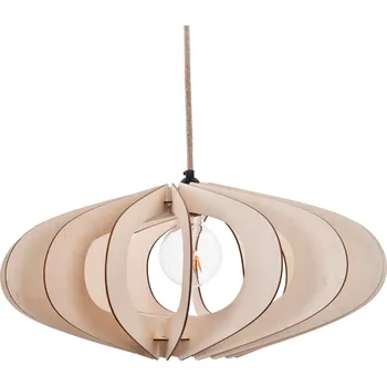 Dřevěné závěsné svítidlo A019 | Březová překližka | 260x565 mm | Patice E27