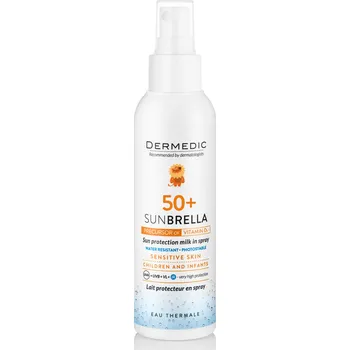 Přípravek na opalování Dermedic Sunbrella Baby mléko ve spreji SPF50+ 150 ml