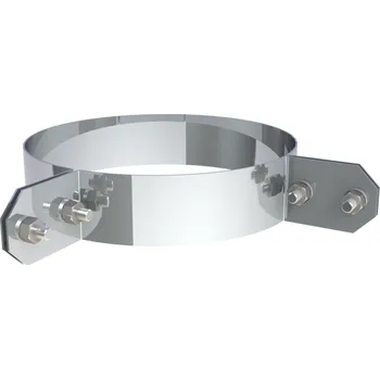 Komín 2-dílná upevňovací objímka pro kotvení tyčemi 160-30 mm