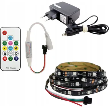 LED osvětlení RGB LED pásek pro podsvícení monitoru PC s RF MAGIC dálkovým ovládáním, tuning