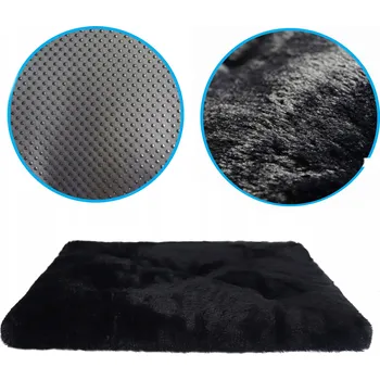 Pelíšek pro psa PELÍŠEK MIMIKO Pets SHAGGY PELECH VELIKOST XXL ČERNÁ