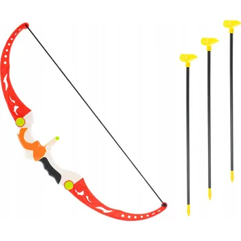 Dětská zbraň LUK Sportovní S Terčem 56cm + ŠÍPY Sportovní Hračky PRO ZRUČNOST Luky