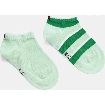 Dětské ponožky Tommy Hilfiger 2-pack zelená barva, 701232716 701232716.PPYA 65X, vel. 27/30
