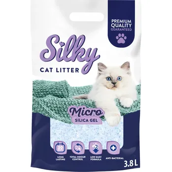 Podestýlka pro kočku Silky silikonové stelivo 3,8 l