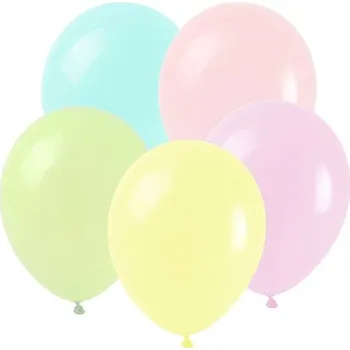 Balónek ARPEX Balonky pastelové - makronky, pastelové, 25 cm, 16 ks