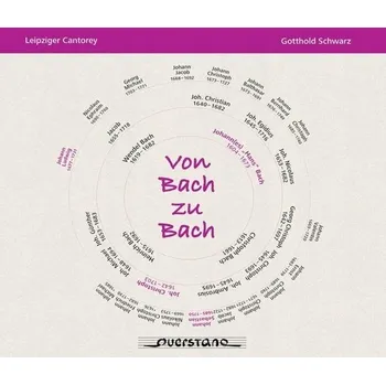 Zahraniční hudba Von Bach zu Bach Gotthold Schwarz, Leipziger Cantorey, Členové Sächsisches Barockorchester CD