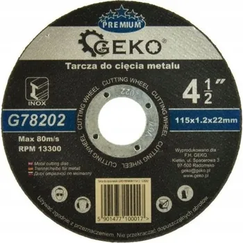 Řezný kotouč Kotouč Geko na kov 115 x 22 mm