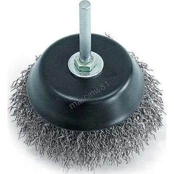 Drátěný kartáč Čelní drátěný kartáč s trnem 100mm PL