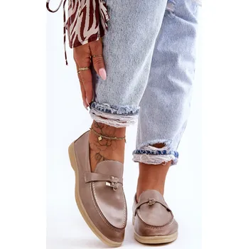 Dámské mokasíny Dámské klasické mokasíny Cortez Barva: Stříbrná, Velikost: 38