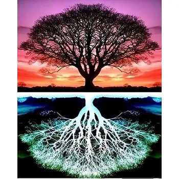 Diamantové malování Norimpex Strom 30 × 40 cm