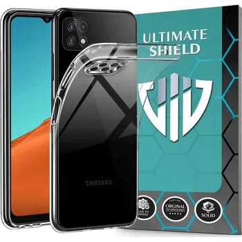 Pouzdro na mobilní telefon Zadní Kryt Ultimate Shield pro Samsung Galaxy A22 5G bezbarvý