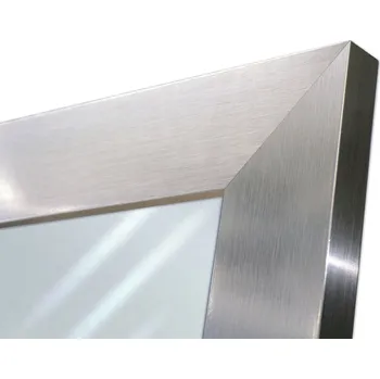 Zrcadlo Zrcadlo v rámu 110x60 stříbrný zrcadlový lesk