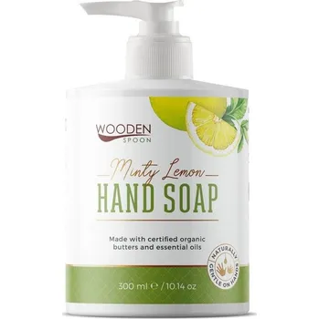 Sprchový gel Tekuté mýdlo máta a citron Wooden Spoon 300ml