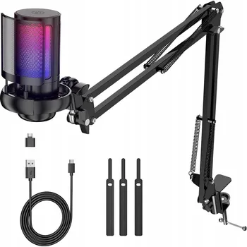 Mikrofon Herní mikrofon ME6S Černý - Profesionální zvuk a styl