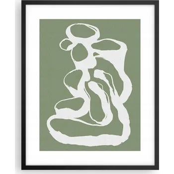 Obraz Obraz plakát na zeď v černém rámu 40x50 minimalismus plakáty do obýváku