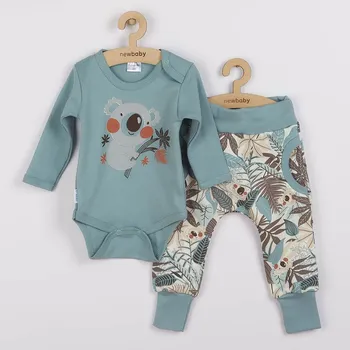 Kojenecká souprava 2-dílná bavlněná souprava New Baby Rebel - více barev Barva: mint, Velikost: 74 (6-9m)