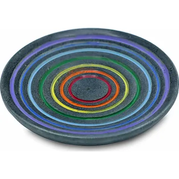 Stojánek Rainbow z mastku na vonné tyčinky cca 10 cm