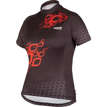 cyklistický dres CYKLISTICKÝ DRES COOLMAX FORZA SPORT RED EYE XL