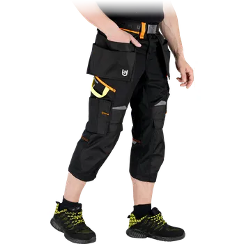 Pánské kraťasy Leber&Hollman HARVERCOOL BYP pánské dlouhé kraťasy Black/Orange S-3XL