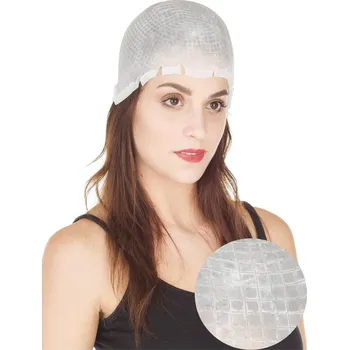 Xanitalia Klobouk na melír SILIKONOVÝ Xan čtverečky s lemem