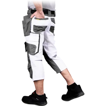 Pánské kraťasy Leber&Hollman HARVER-R WS pánské dlouhé kraťasy White/Grey S-3XL