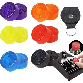 Příslušenství ke stanu Kryt nožního spínače, Kryt nožního spínače pro kytarový efektový pedál, Barevný kryt nehtu u nohy,