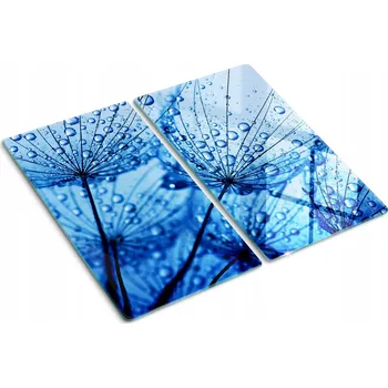 Obraz Kuchyňská Multifunkční Ozdobná Deska Tvrzené Sklo Púpavy 60x52 cm