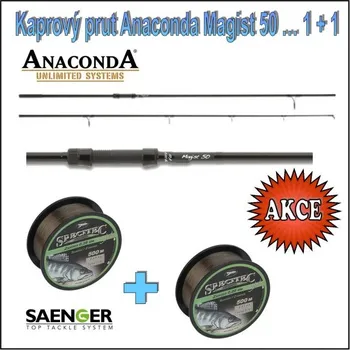 Rybářský prut Kaprový prut Anaconda Magist 50 … 1 + 1