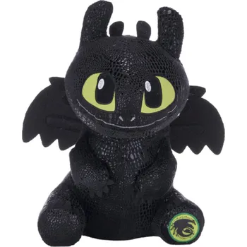 plyšák Jak vycvičit draka 3 - drak plyšový 30cm sedící 5druhů 0m+ Barvy: černá