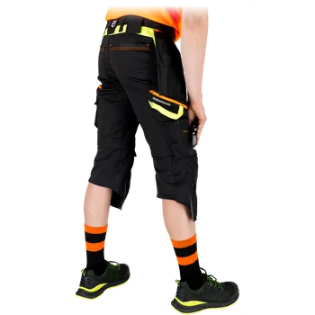 Leber&Hollman HARVERCOOL-TR BYP pánské kraťasy Black/Yellow S-3XL