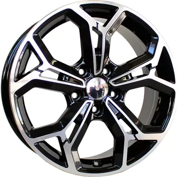 Alu kolo Alu kola Racing Line FE190, 17x7 5x114.3 ET48.5, černá + leštění