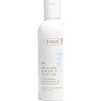 Koupelová kosmetika ZIAJA Med Baby&Kids Hypoalergenní vyživující olejíček do koupele 200 ml