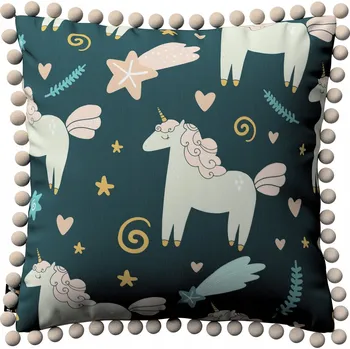 Povlak na polštářek Yellow Tipi Povlak na polštář Daisy modrý 45x45 cm