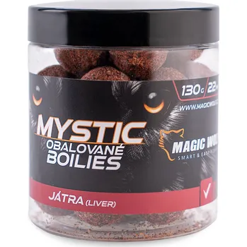 Boilies MAGIC WOLF MYSTIC Boilies OBALOVANÉ Játra 22mm/130g