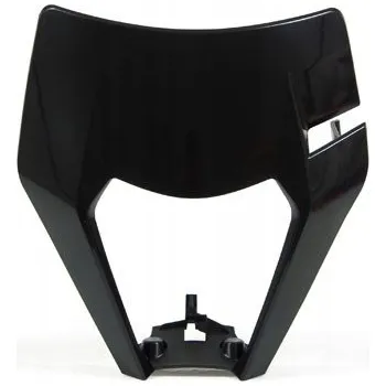 RACETECH (RTECH) KRYT PŘEDNÍHO SVĚTLA KTM EXC/EXCF 17-19 ČERNÝ (VZOR O