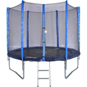 Sport Spartan Trampolína 250 cm se sítí a žebříkem - SET (Modrá)