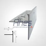 Profil TERASOVÝ STONE 10mm, Barva elox stříbrná