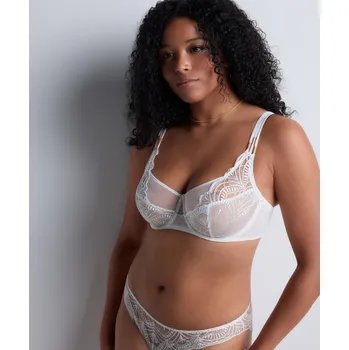 Dámské spodní prádlo Podprsenka nevyztužená AUBADE (2BN13-01), Barva bílá, Velikost 65H