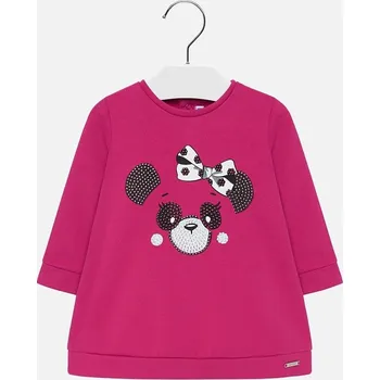 Kojenecké šaty Šaty MAYORAL růžové MALINA - 12 měsíců