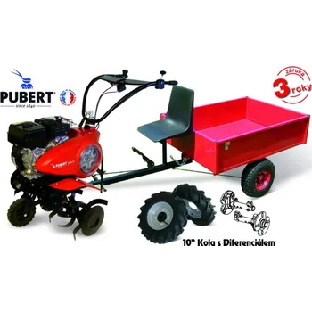 Kultivátor AKČNÍ SET PUBERT VARIO 65B C3 + kola s diferenciálem 10" s vozíkem VARES HV 220L