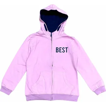 Dívčí mikina Mikina dívčí VENERE Best světle růžová na zip Velikost: 164