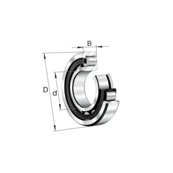 NJ 216-E-XL-TVP2 FAG Válečkové ložisko