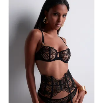 Souprava dámského spodního prádla Podprsenka nevyztužená AUBADE (2BF14-02), Barva černá, Velikost 85E