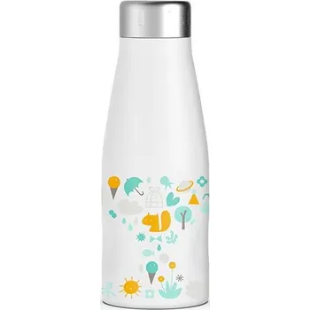 Termoska SUAVINEX | TERMO NEREZOVÁ LÁHEV 350ml MEMORIES BÍLÁ