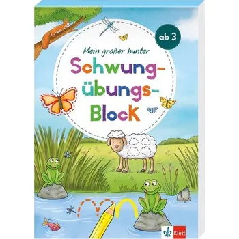 První čtění Mein großer bunter Schwungübungs-Block ab 3 Jahren