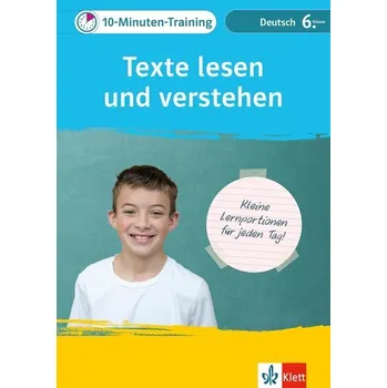 Německý jazyk Klett 10-Minuten-Training Deutsch Texte lesen und verstehen 6. Klasse
