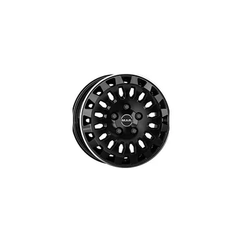 Alu kolo MAK OVERLAND FIAT 6,5x16 6x120 ET51.00 černá lesklá + leštěný límec