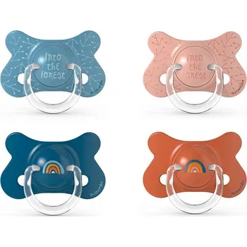 dudlíky SUAVINEX | FUSION FOREST dudlík fyziologický SILIKON +18m 2 ks